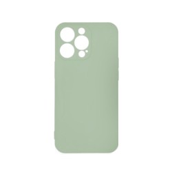 Capa de Silicone Mole para Apple iPhone 13 Pro Max Verde Capa de Silicone Mole para Apple iPhone 13 Pro Max Verde